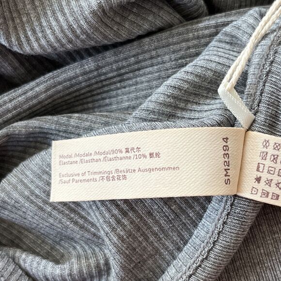 Women's Maxi Bodycon Dress Lounge Slip Spaghetti Strap Long Tank Ribbed Large - Picture 8 of 10